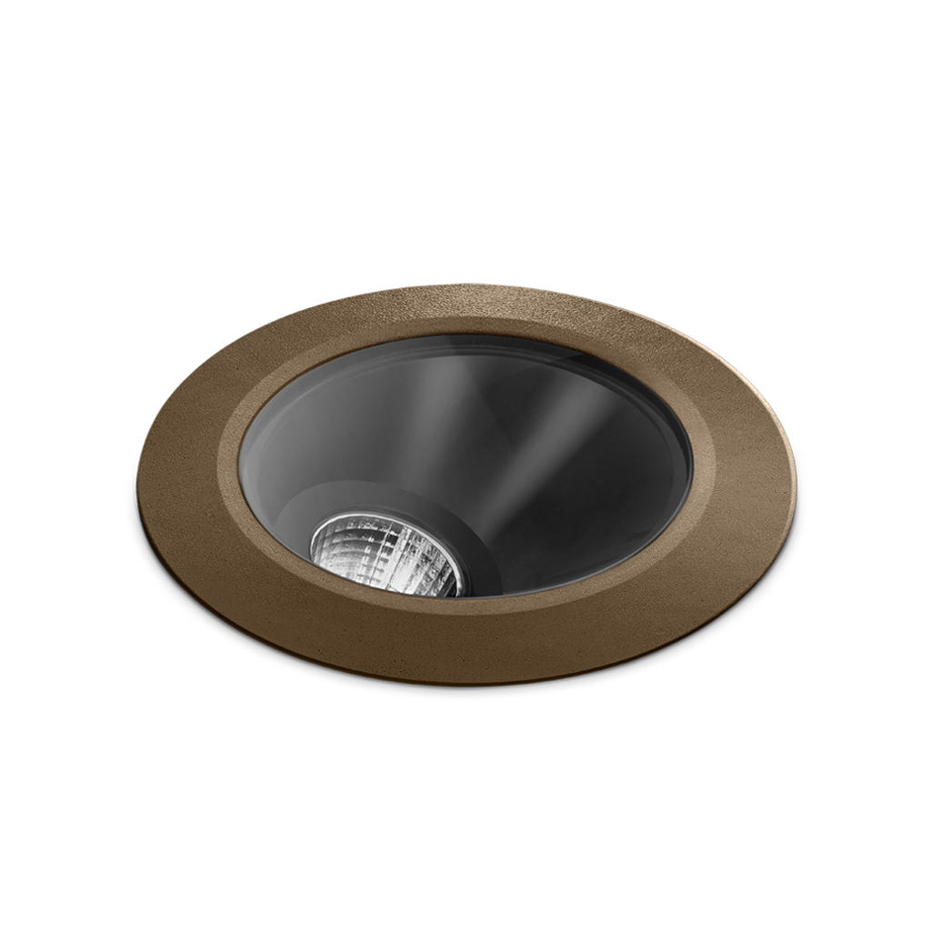 Spot Încastrat In Pardoseală Dark M Asymm, Oxidon Texturat, 4000K, Fără Dimare, Unghi 38°, 4,6 / 6,7 / 10,5W, Ip67, Cri>90
