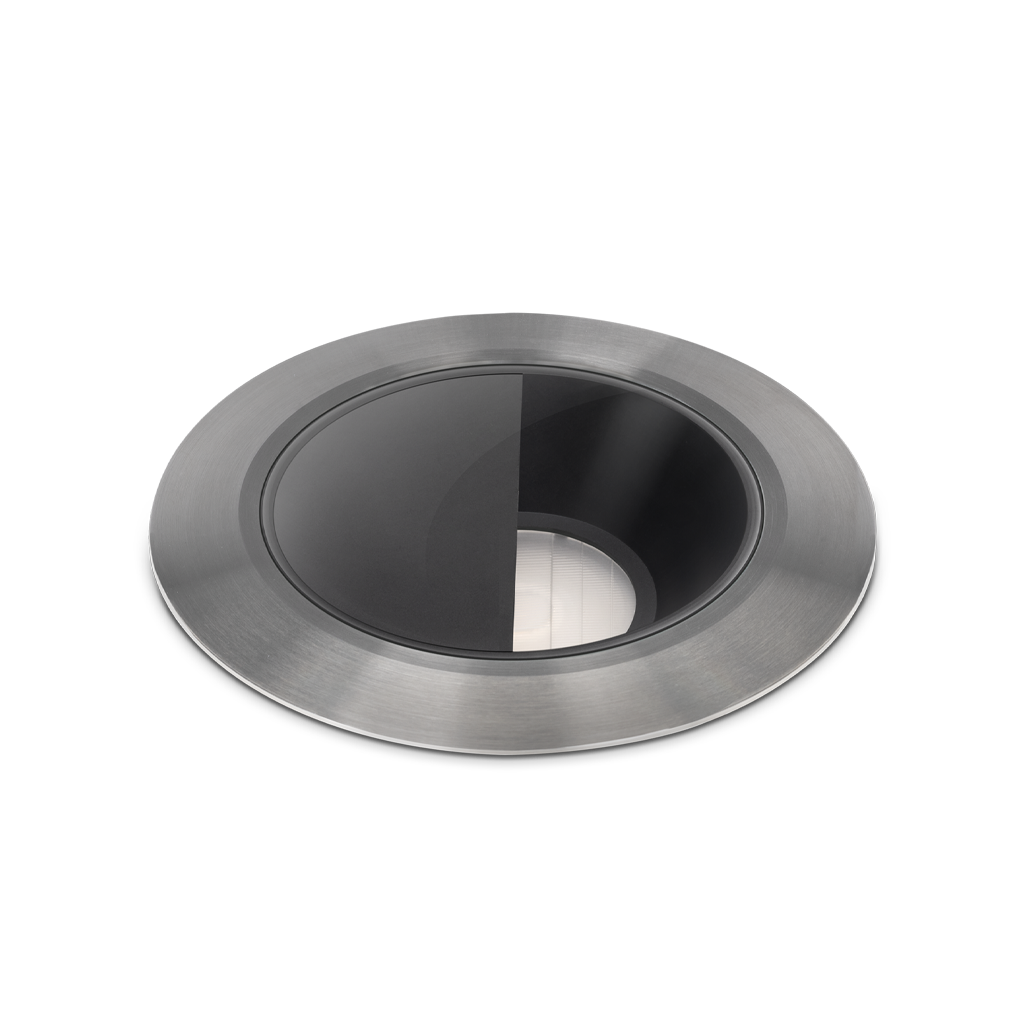 Floor Recessed Spotlight Dark M Wall Washer, Stainless Steel, 4000K, DALI - Push / WIFI, Beam Angle, 6.7W, IP67, CRI>90