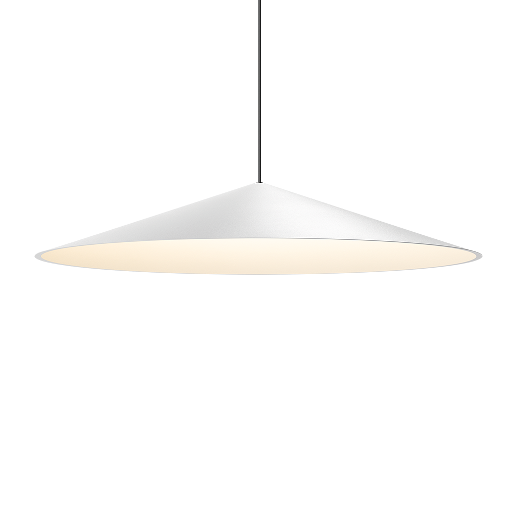 Pendant Dune 55 Base, Textured White, 2700K, DALI, 133° Beam Angle, 5W, IP20, CRI>90, Max. 2 m