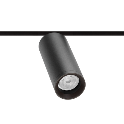 Spot Pentru Șină Arkoslight Fit 50 48V, Negru Texturat, 3500K, Dali, Unghi 14°, 12W, Ip20, Cri>90