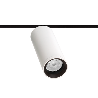 Spot Pentru Șină Arkoslight Fit 50 48V, Alb Texturat, 2700K, Dali, Unghi 14°, 12W, Ip20, Cri>90