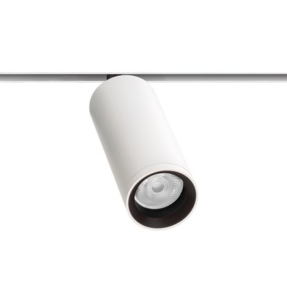 Spot Pentru Șină Arkoslight Fit 50 48V, Alb Texturat - Șină Albă, 2700K, Dali, Unghi 26°, 12W, Ip20, Cri>90