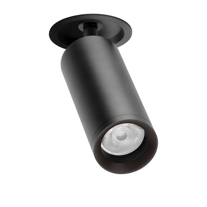 Spot Fit 50 Incastrat, Negru Texturat, 4000K, Dali, Unghi 50°, 12W, Ip20, Cri>90