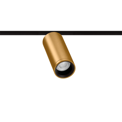 Spot Pentru Șină Arkoslight Fit 35 48V, Auriu, 2700K, Dali, Unghi 29°, 5,5W, Ip20, Cri>90