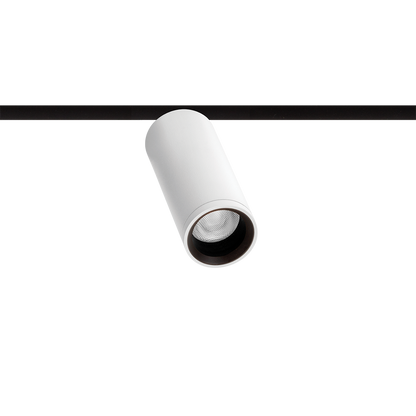 Spot Pentru Șină Arkoslight Fit 35 48V, Alb Texturat, 4000K, Dali, Unghi 20°, 5,5W, Ip20, Cri>90