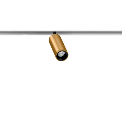 Spot Pentru Șină Arkoslight Fit 20 48V, Auriu - Șină Albă, 3500K, Dali, Unghi 30°, 2,1W, Ip20, Cri>90
