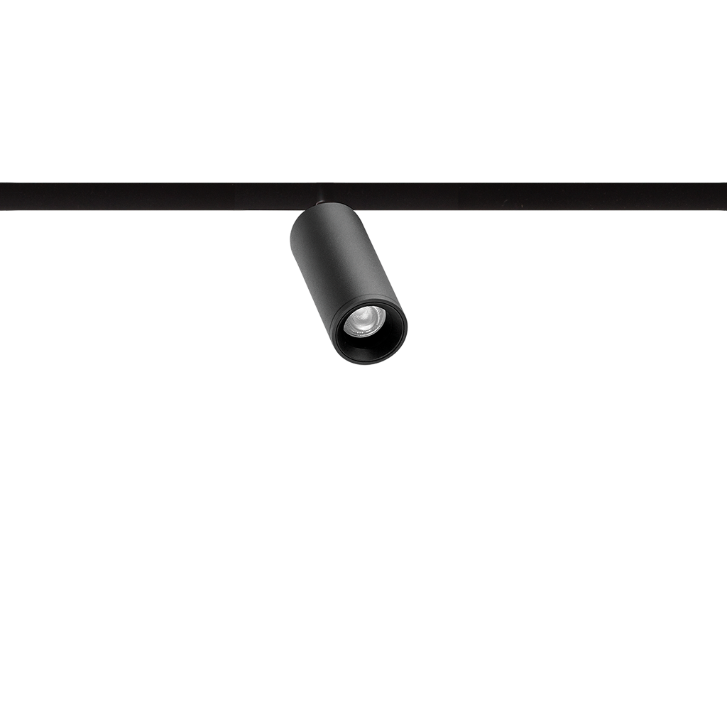 Track Spotlight Arkoslight Fit 20 48V, Textured Black, 3000K, DALI, 30° Beam Angle, 2.1W, IP20, CRI>90