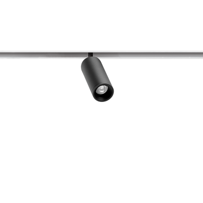 Spot Pentru Șină Arkoslight Fit 20 48V, Negru Texturat - Șină Albă, 2700K, Dali, Unghi 30°, 2,1W, Ip20, Cri>90