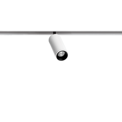 Spot Pentru Șină Arkoslight Fit 20 48V, Alb Texturat - Șină Albă, 3000K, Dali, Unghi 30°, 2,1W, Ip20, Cri>90