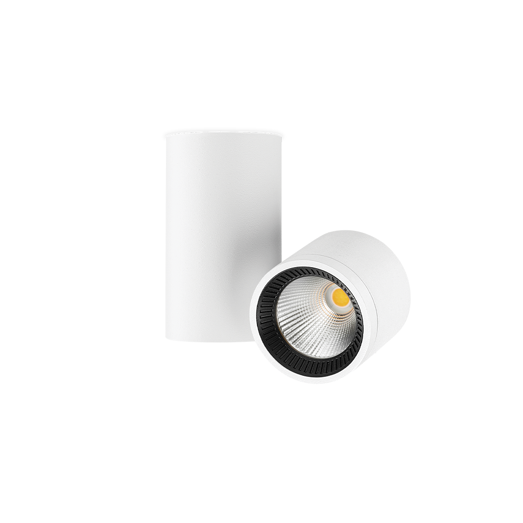 Spotlight Io Surface-Mounted, Textured White, 3500K, Non-Dimmable, 20° Beam Angle, 4.5W, IP20, CRI>90