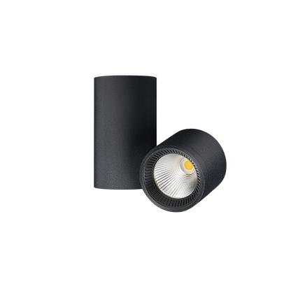 Spot Io Aplicat, Negru Texturat, 3000K, Fără Dimare, Unghi 20°, 4,5W, Ip20, Cri>90