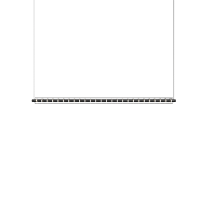 Pendant Loop 1300, Black, 3000K, Non-Dimmable, 110° Beam Angle, 24.6W, IP20, CRI>95, Max. 2 m