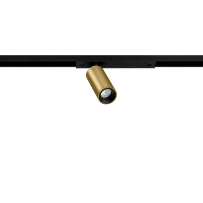 Spot Pentru Șină Arkoslight Minimal Fit 20 24V, Auriu, 2700K, Dim Options, Unghi 54°, 2,1W, Ip20, Cri>90