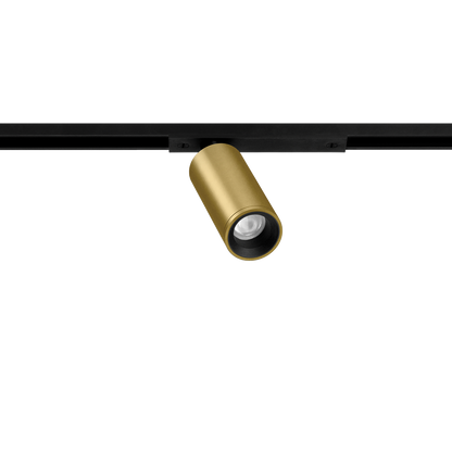 Spot Pentru Șină Arkoslight Minimal Fit 27 24V, Auriu, 2700K, Dim Options, Unghi 42°, 5,5W, Ip20, Cri>90