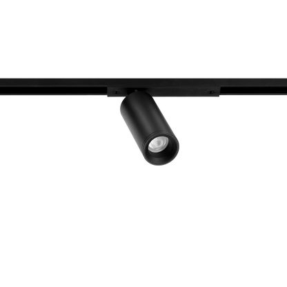 Spot Pentru Șină Arkoslight Minimal Fit 27 24V, Negru Texturat, 2700K, Dim Options, Unghi 18°, 5,5W, Ip20, Cri>90