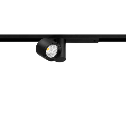 Track Spotlight Arkoslight Minimal Io Micro 24V, Textured Black, 2700K, DIM options, 54° Beam Angle, 4.7W, IP20, CRI>90