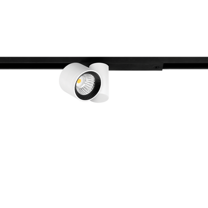 Spot Pentru Șină Arkoslight Minimal Io Micro 24V, Alb Texturat, 4000K, Dim Options, Unghi 54°, 4,7W, Ip20, Cri>90