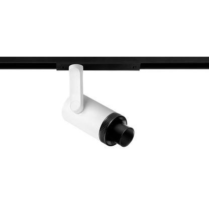 Spot Pentru Șină Arkoslight Minimal Plus Micro 24V, Alb Texturat, 3000K, Dim Options, Unghi 10°-35°, 4,7W, Ip20, Cri>90