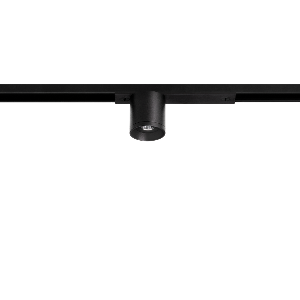 Track Spotlight Arkoslight Minimal Top Micro 24V, Textured Black, 3000K, DIM options, 19° Beam Angle, 2.1W, IP20, CRI>90