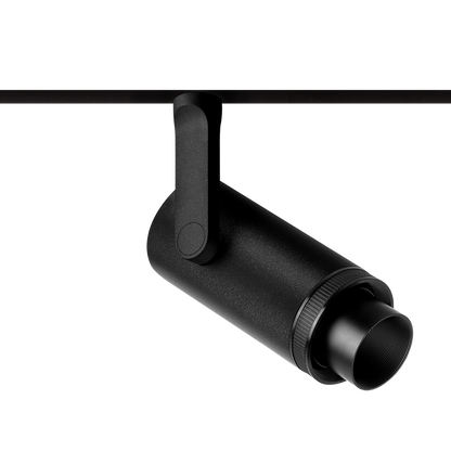 Track Spotlight Arkoslight Plus 48V, Textured Black, 4000K, DALI, 12°-51° Beam Angle, 18W, IP20, CRI>90