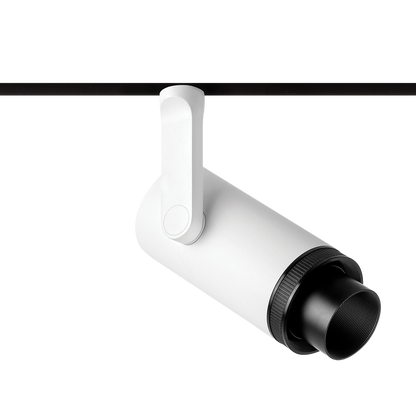 Spot Pentru Șină Arkoslight Plus 48V, Alb Texturat, 3000K, Dali, Unghi 12°-51°, 18W, Ip20, Cri>90