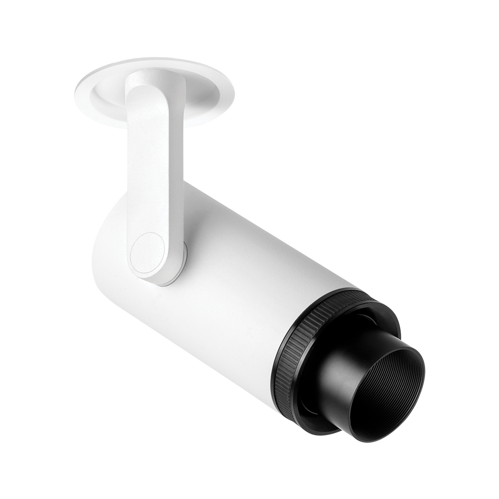 Spotlight Plus Recessed, Textured White, 3000K, Non-Dimmable, 12°-51° Beam Angle, 18W, IP20, CRI>90
