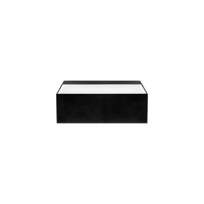 Wall Light Rec Double Mini, Textured Black, 2700K, DALI / Push, 103° Beam Angle, 16.5W, IP20, CRI>90