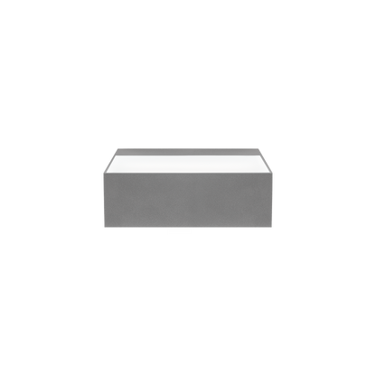 Wall Light Rec Double Mini, Primer Coat, 2700K, DALI / Push, 103° Beam Angle, 16.5W, IP20, CRI>90