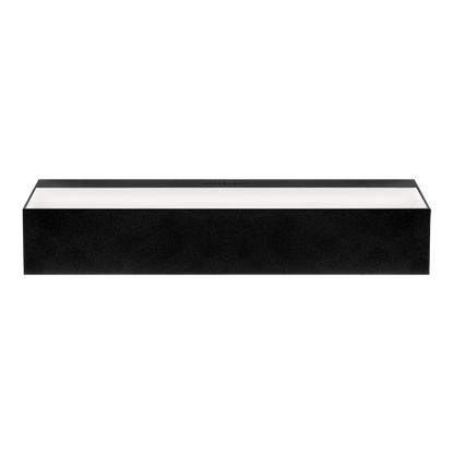 Wall Light Rec Double Engine, Textured Black, 4000K, DALI / Push, 103° Beam Angle, 2 X 14.7W, IP20, CRI>90