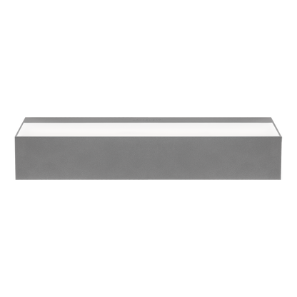 Wall Light Rec Double, Primer Coat, 2700K, DALI / Push, 103° Beam Angle, 29.5W, IP20, CRI>90