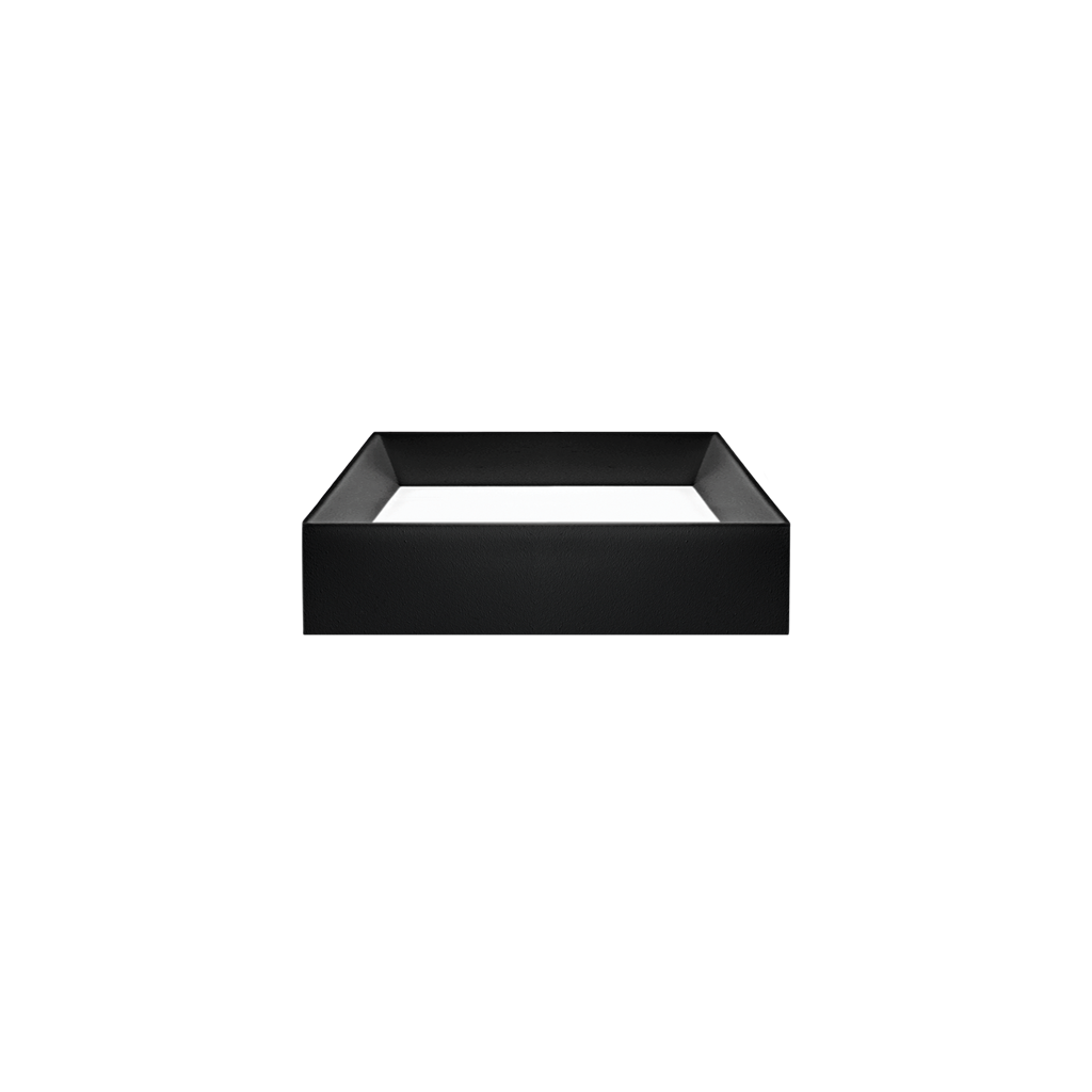 Wall Light Rec Mini, Textured Black, 2700K, Push, 100° Beam Angle, 20W, IP20, CRI>90