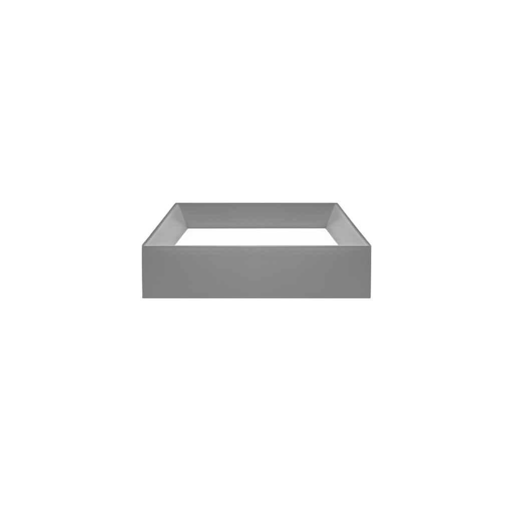 Wall Light Rec Mini, Primer Coat, 4000K, Non-Dimmable, 100° Beam Angle, 20W, IP20, CRI>90