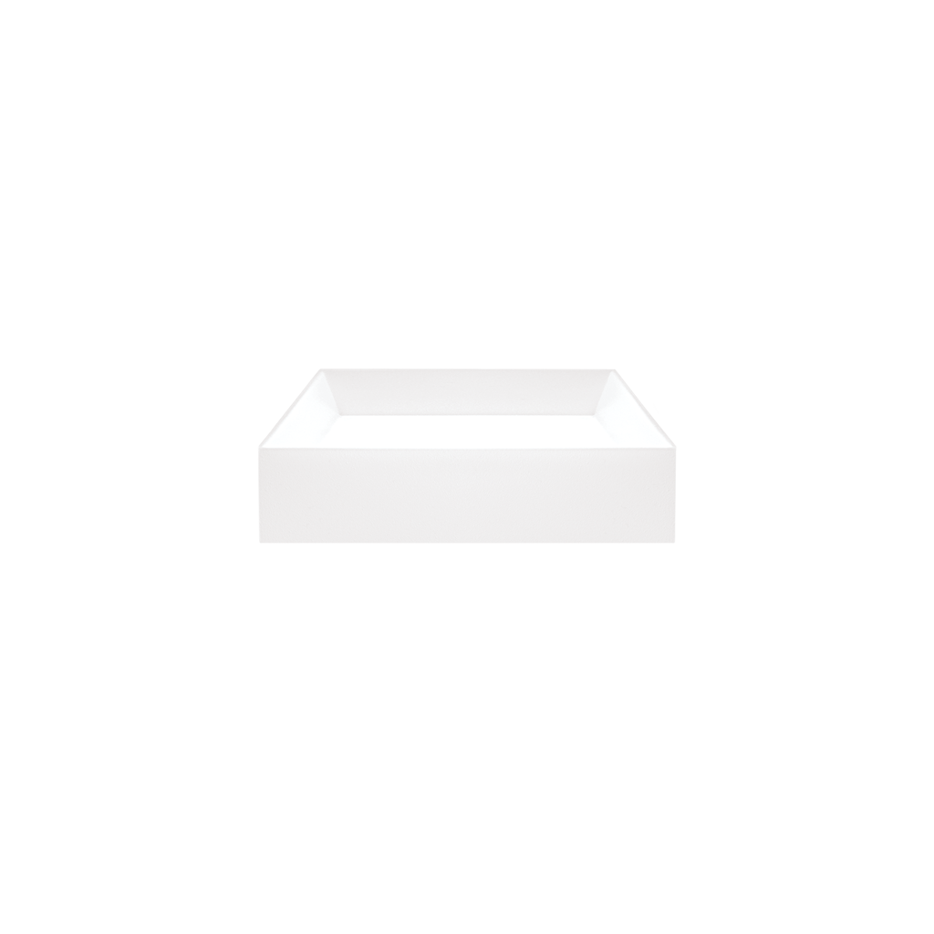 Wall Light Rec Mini, Textured White, 4000K, Push, 100° Beam Angle, 20W, IP20, CRI>90