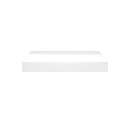 Wall Light Rec Slim, Textured White, 4000K, Push, 97° Beam Angle, 27W, IP20, CRI>90