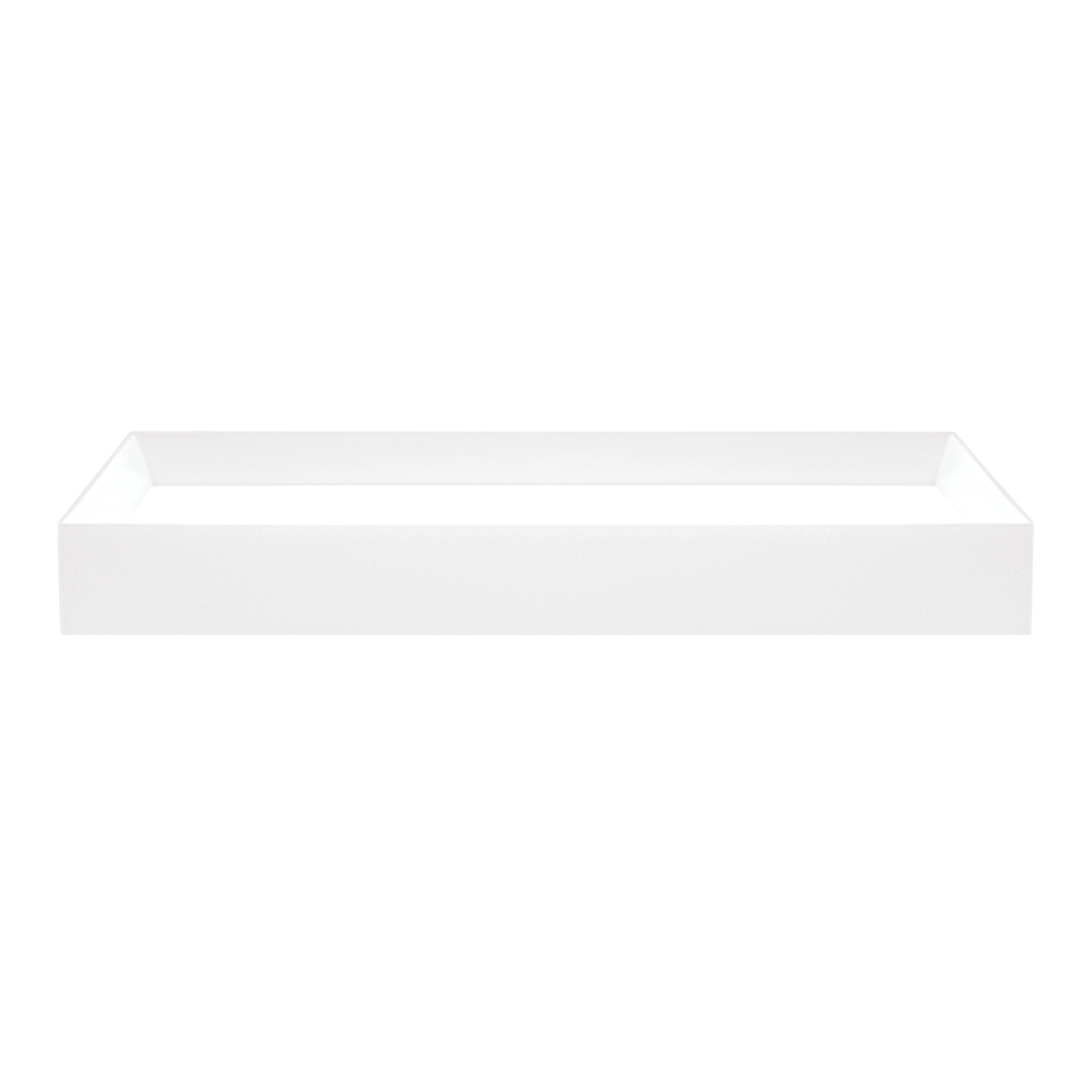 Wall Light Rec, Textured White, 2700K, Non-Dimmable, 102° Beam Angle, 39.5W, IP20, CRI>90