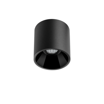 Spotlight Shot Light M Surface-Mounted, Textured Black, 3500K, Non-Dimmable / DALI, 38° Beam Angle, 4.5 / 6.5 / 12.4W, IP20, CRI>90