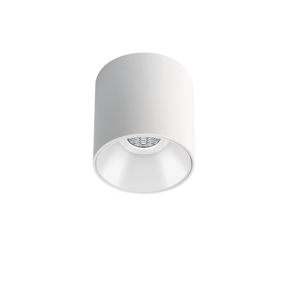Spotlight Shot Light M Surface-Mounted, Textured White - White, 3500K, Non-Dimmable / DALI, 38° Beam Angle, 4.5 / 6.5 / 12.4W, IP20, CRI>90