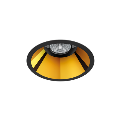Spot Shot Light M, Negru-Auriu Metalizat, 3500K, Dali / Push, Unghi 38°, 6,5W, Ip20, Cri>90