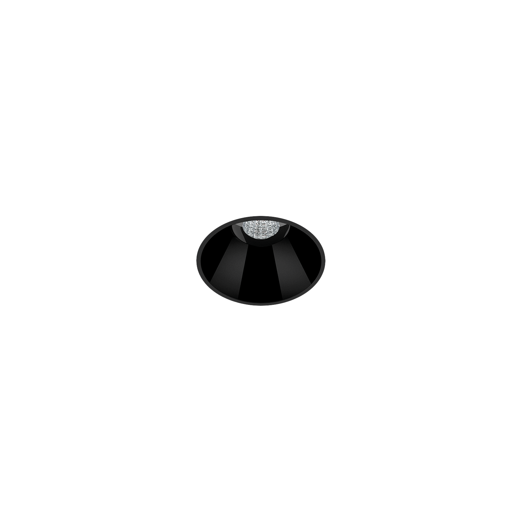 Spotlight Shot Light Trimless, Black, 3000K, Non-Dimmable, 38° Beam Angle, 2.1W, IP20, CRI>90