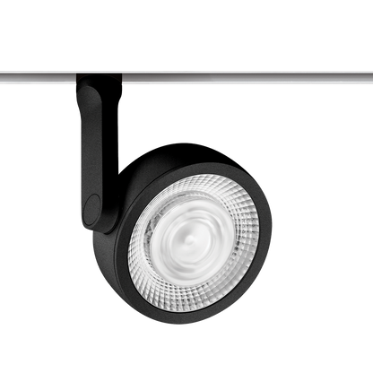 Spot Pentru Șină Arkoslight Six L 48V, Negru Texturat - Șină Albă, 2700K, Dali, Unghi 34°, 24,5W, Ip20, Cri>90