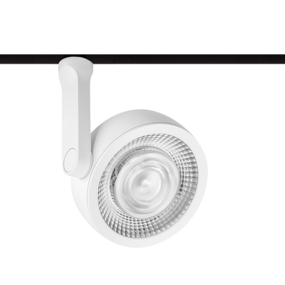 Spot Pentru Șină Arkoslight Six L 48V, Alb Texturat, 2700K, Dali, Unghi 26°, 24,5W, Ip20, Cri>90