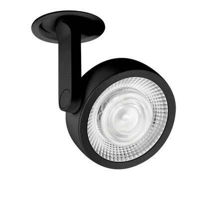 Spot Six L Incastrat, Negru Texturat, 2700K, Dali, Unghi 26°, 24,5W, Ip20, Cri>90