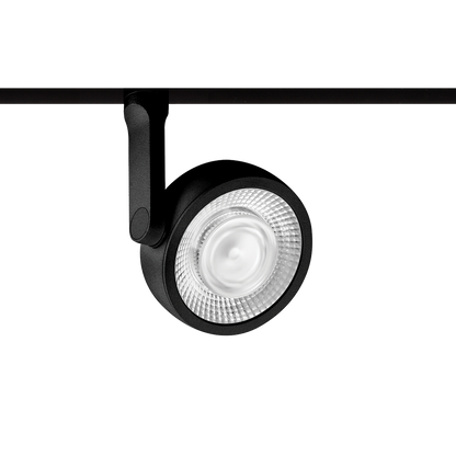 Spot Pentru Șină Arkoslight Six M 48V, Negru Texturat, 2700K, Dali, Unghi 19°, 17W, Ip20, Cri>90