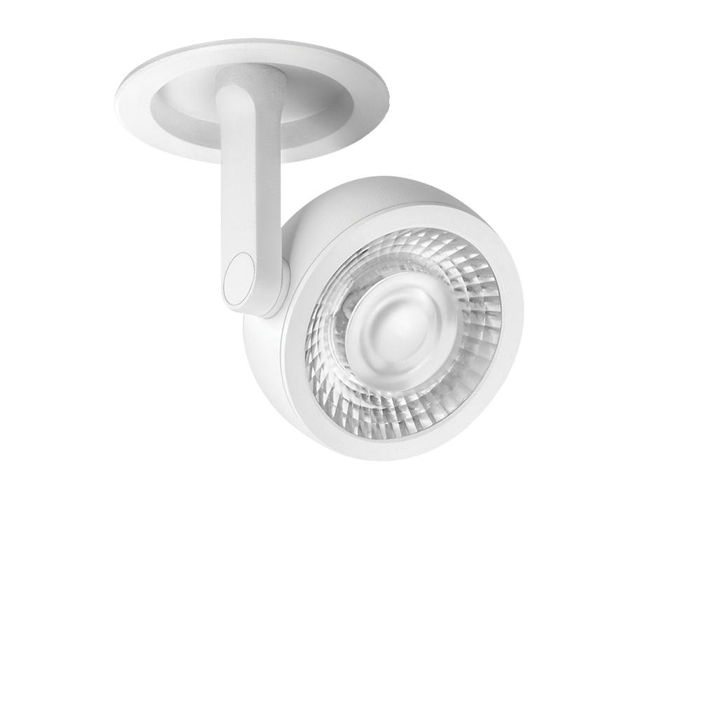 Spotlight Six S Recessed, Textured White, 3000K, Non-Dimmable, 34° Beam Angle, 8.5W, IP20, CRI>90
