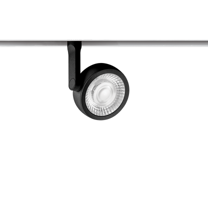 Spot Pentru Șină Arkoslight Six S 48V, Negru Texturat - Șină Albă, 2700K, Dali, Unghi 24°, 8,5W, Ip20, Cri>90