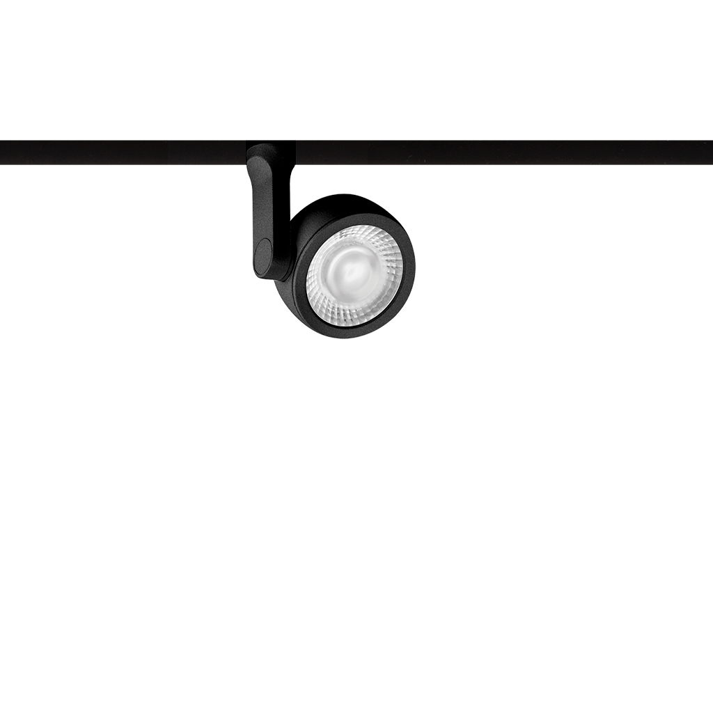 Spot Pentru Șină Arkoslight Six Xs 48V, Negru Texturat, 2700K, Dali, Unghi 17°, 4,5W, Ip20, Cri>90
