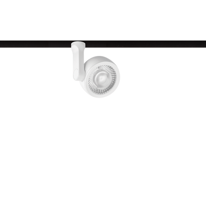 Spot Pentru Șină Arkoslight Six Xs 48V, Alb Texturat, 4000K, Dali, Unghi 17°, 4,5W, Ip20, Cri>90