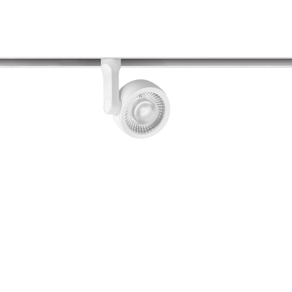 Track Spotlight Arkoslight Six Xs 48V, Textured White - White Track, 4000K, DALI, 34° Beam Angle, 4.5W, IP20, CRI>90
