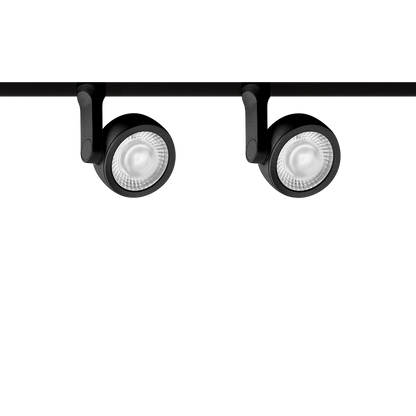 Spot Pentru Șină Arkoslight Six Xs Double 48V, Negru Texturat, 2700K, Dali, Unghi 17°, 9W, Ip20, Cri>90