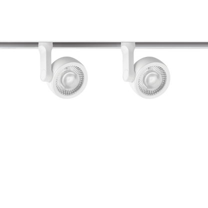 Spot Pentru Șină Arkoslight Six Xs Double 48V, Alb Texturat - Șină Albă, 2700K, Fără Dimare, Unghi 17°, 9W, Ip20, Cri>90